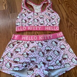 Hello Kitty Pink and White 2PC Set